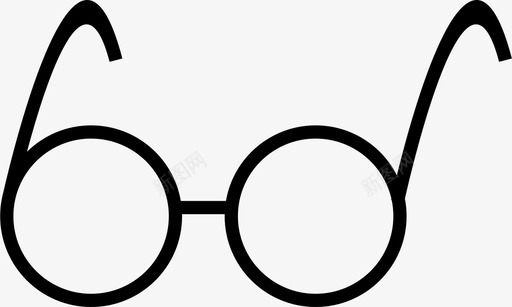 眼镜镜片太阳镜图标svg_新图网 https://ixintu.com 太阳镜 眼镜 镜片