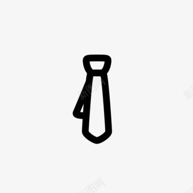 领带商务专业图标图标