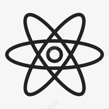 原子能量物理图标图标