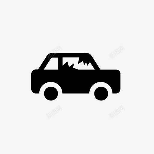 车坏了图标svg_新图网 https://ixintu.com 坏了 车