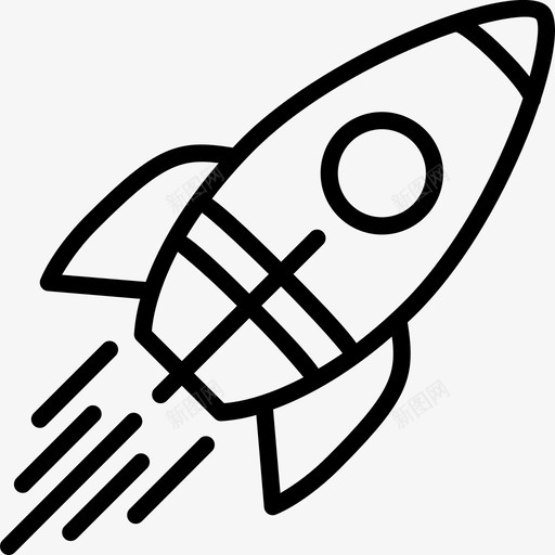 火箭快速搜索引擎优化图标svg_新图网 https://ixintu.com 创业 宇宙飞船 快速 搜索引擎优化 火箭 社交第二部分