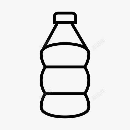 瓶子饮料包装图标svg_新图网 https://ixintu.com 包装 水 瓶子 饮料