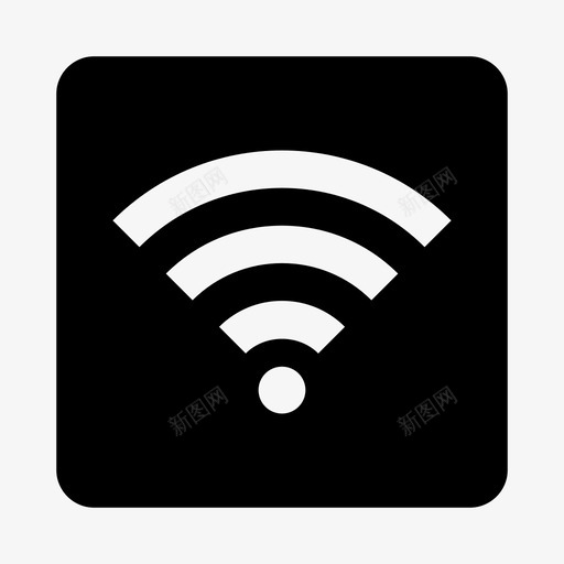 wifi家庭互联网图标svg_新图网 https://ixintu.com wifi 互联网 信号 固态 家庭 接口2