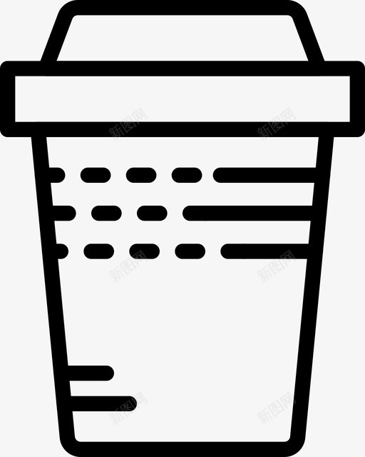 咖啡杯烹饪吃图标svg_新图网 https://ixintu.com 厨房 吃 咖啡杯 漂亮食品卷1大纲 烹饪 食物 餐