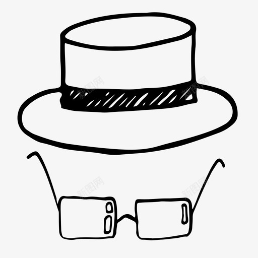 采购产品眼镜和帽子眼镜和帽子男人图标svg_新图网 https://ixintu.com 男人 男人气概 男人衣服 男人配件 眼镜和帽子 采购产品眼镜和帽子