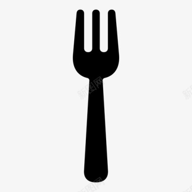叉子做饭吃图标图标