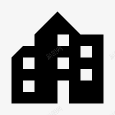 建筑房屋micro8图标图标