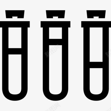 样品管培养实验室图标图标