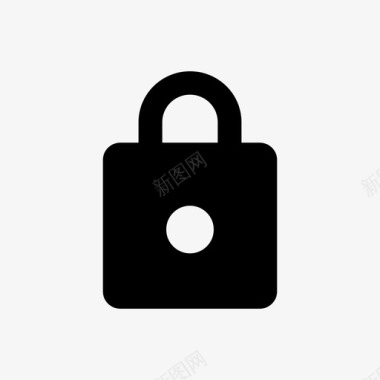 挂锁密码专用图标图标