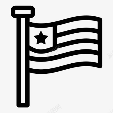 国旗美国和平图标图标