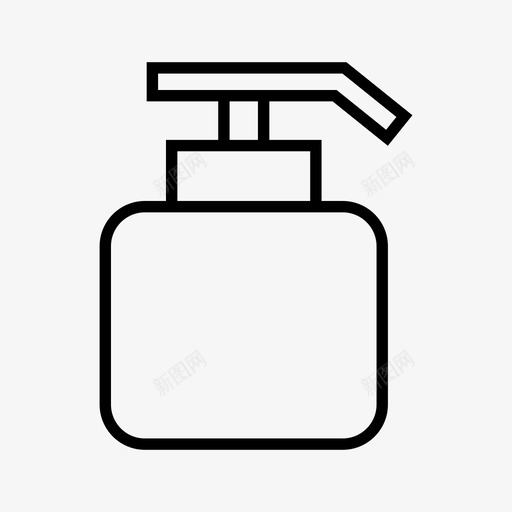香水瓶子容器图标svg_新图网 https://ixintu.com 包装 化妆品 喷雾 容器 瓶子 香水