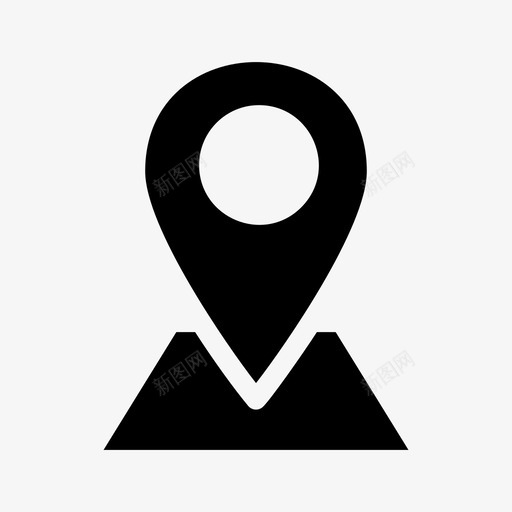 地图图钉地图点标记图标svg_新图网 https://ixintu.com 地图图钉 地图点 新建 标记