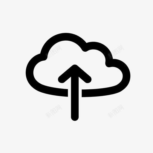 云上传云存储数据图标svg_新图网 https://ixintu.com 云上传 云存储 数据 数据传输 文件 文件上传