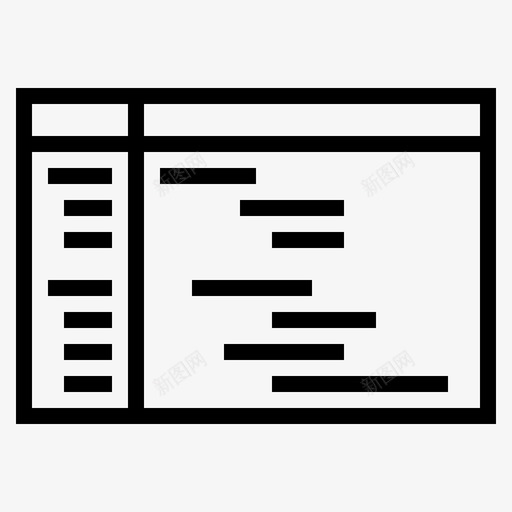 项目管理微软项目图标svg_新图网 https://ixintu.com 微软项目 项目管理