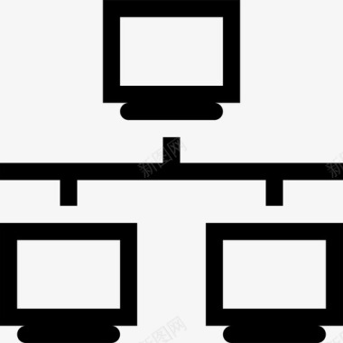 计算机网络连接局域网图标图标