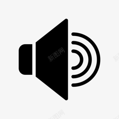 声音音频移动图标图标