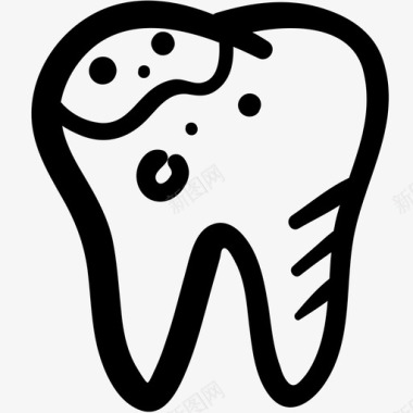 龋齿牙科牙科治疗图标图标