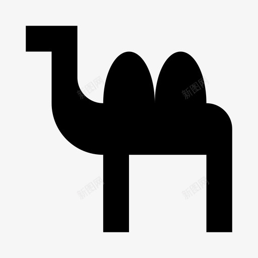 骆驼动物micro8图标svg_新图网 https://ixintu.com micro8 动物 骆驼