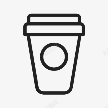 外卖杯咖啡饮料图标图标