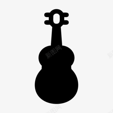 吉他弦乐交响乐图标图标