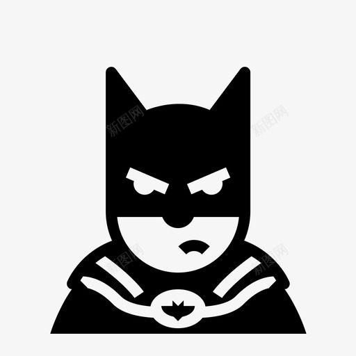 蝙蝠侠角色个人资料图标svg_新图网 https://ixintu.com 个人资料 个人资料lipoglyph 用户 蝙蝠侠 角色