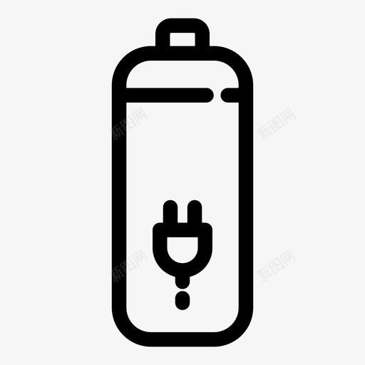 电池充电电气图标svg_新图网 https://ixintu.com 充电 基本pt1 电力 电气 电池 电源 能源