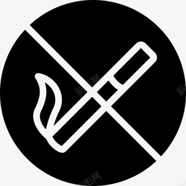 禁止吸烟健康安全标志图标图标