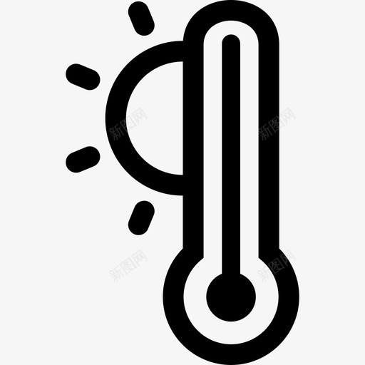 高温炎热温暖图标svg_新图网 https://ixintu.com 天气 天气概况 温暖 炎热 高温