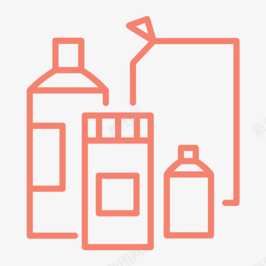 洗涤剂漂白剂化学品图标图标