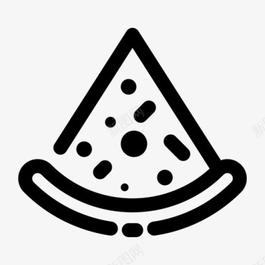 披萨快餐午餐图标图标