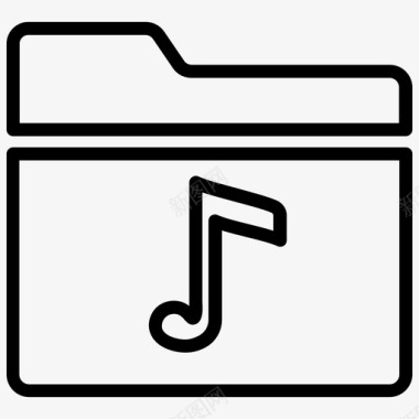 音乐文件夹目录播放音乐图标图标