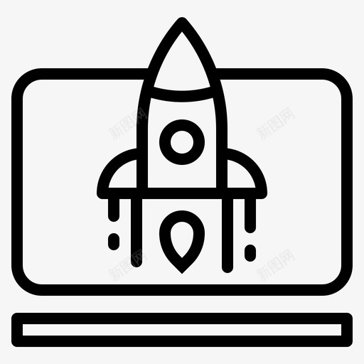 创业发射火箭图标svg_新图网 https://ixintu.com 创业 发射 商业创意 宇宙飞船 搜索引擎优化 火箭