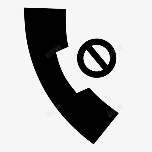 拒绝呼叫呼叫没有呼叫图标svg_新图网 https://ixintu.com 呼叫 拒绝呼叫 没有呼叫 电话关闭
