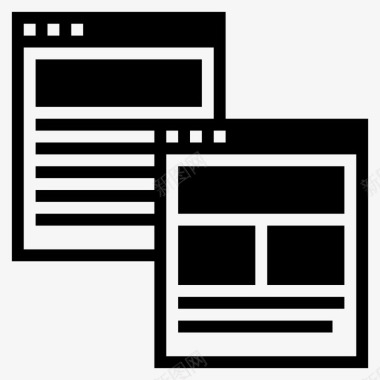 网页网页浏览器windows图标图标