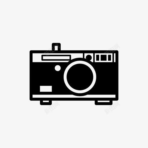 复古相机经典相机老相机图标svg_新图网 https://ixintu.com 复古相机 经典相机 老相机