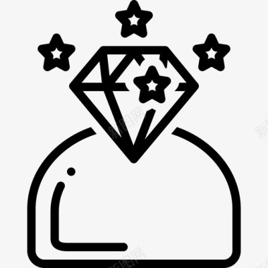 聪明钻石有才华图标图标