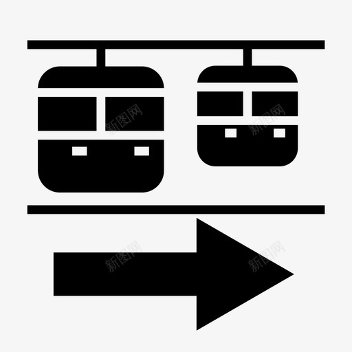 索道方向方向标志右方向图标svg_新图网 https://ixintu.com 右方向 方向图示符图标 方向标志 索道方向