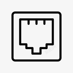 LAN端口端口lan网络图标高清图片