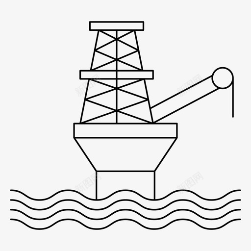 能源开采化石天然气图标svg_新图网 https://ixintu.com 化石 天然气 工业 能源公司 能源开采