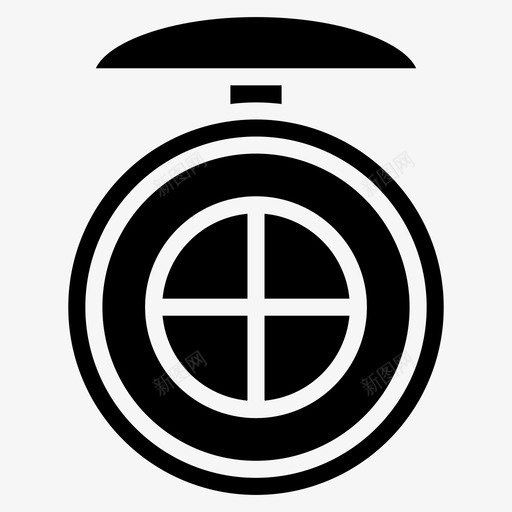圆形托盘化妆品化妆图标svg_新图网 https://ixintu.com 化妆 化妆品 圆形托盘 美容固体