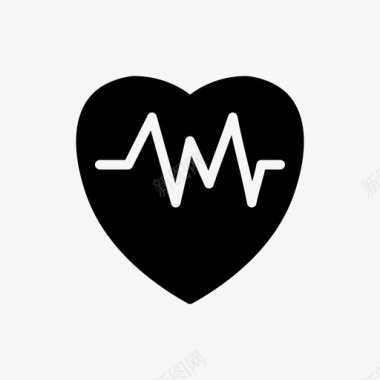 心脏心跳生命图标图标
