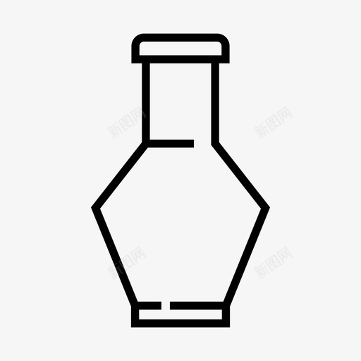 花瓶瓶子容器图标svg_新图网 https://ixintu.com 包装 容器 瓶子 罐子 花瓶