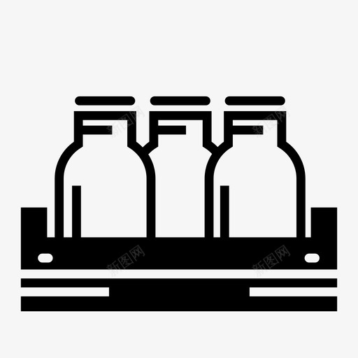 牛奶箱日记农场图标svg_新图网 https://ixintu.com 农场 农场字形图标 日记 牛奶箱