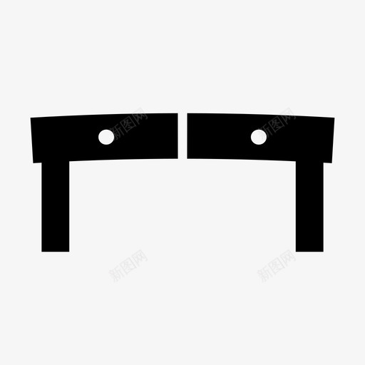 桌子咖啡桌家具图标svg_新图网 https://ixintu.com 咖啡桌 室内 家具 家具雕刻 桌子