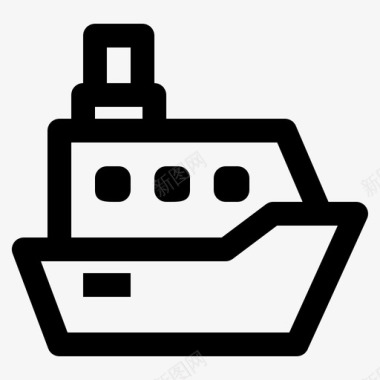 船交通工具车辆图标图标