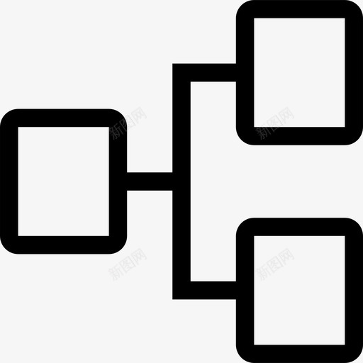 水平图组织金字塔图标svg_新图网 https://ixintu.com 微小 水平图 组织 结构 金字塔