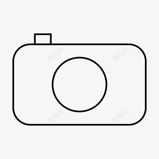 相机冒险露营图标svg_新图网 https://ixintu.com 冒险 度假 相机 自然 露营