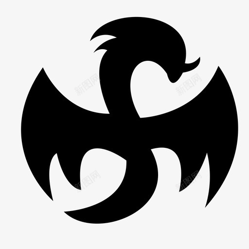 龙传说图标svg_新图网 https://ixintu.com 传说 龙