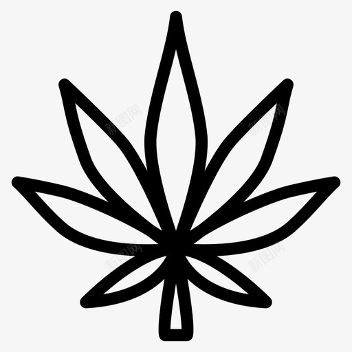 大麻毒品医用大麻图标svg_新图网 https://ixintu.com 医用大麻 大麻 毒品