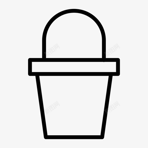 桶家用工具图标svg_新图网 https://ixintu.com 家用 工具 桶
